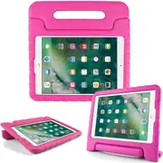 Shockproof Protective Cover for iPad 9th Generation MINI6 Kids EVA Foam Case With Stand-Rose Red