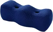 Ｂｅｓｇａ Leg Pillow Knee Support Pillow Ergonomic Improve Posture Hill Shape Elevated Pillow for Legs for Indoor Office Side Sleeping, Blue