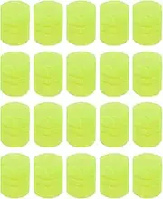 uxcell 20 PCS Tire Valve Stem Caps, 8MM Car Wheel Valve Cap Universal Air Valve Covers Vehicle Exterior Accessories for Car Bike Motorcycle Truck, Yellow