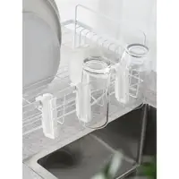在飛比找ETMall東森購物網優惠-水杯瀝水掛鉤 需搭配碗碟架使用の奶瓶/水壺/水杯瀝水架塑料 