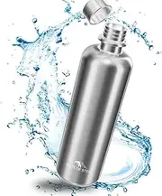 [MATE OF STEEL] Plastic Free 35oz Bottle for Sodastream Terra, Fizzi & Art - Dishwasher Safe & Leak-Proof metal Stainless Steel Water Bottle - Replacement Bottles for Soda Stream