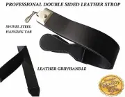 LEATHER BARBER SALON STRAIGHT CUT THROAT RAZOR BLADE SHARPENING STROP/BELT/STRAP