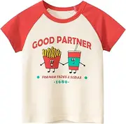 [Meufam] Toddler Baby Girls Spring Summer Cartoon Print Short Sleeve T Shirt Tops Clothes Baby Girl Summer Tees