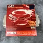 Vintage Pyrex Servables 2 Quart Covered Casserole 1984 NOS