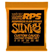 Ernie Ball Hybrid Slinky RPS Nickel Wound Electric Guitar Strings, 9-46 Gauge