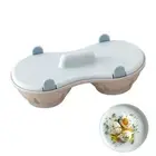 Egg Poacher Microwave Egg Cooker, 2 Cavity Edible Silicone Double Drain Poach...