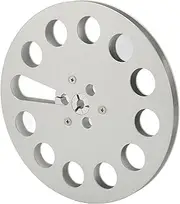 7 Inch 1/4 Empty Tape Reel, 11 Holes Aluminum Alloy Reel Take Up Reel, Universal Tape Recorder Accessory Empty Reel for Nab
