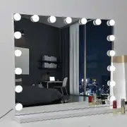 3 Color Light & 14 Dimmable LED Bulbs, Usb Charging Port For 70 X 55 Cmhollywood Vanity Mirror