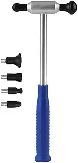 Body Repair Dents Removal Tools,Repair Tool Car Dents Hammer Paint-Friendly - Tap Down Hammer with 6 Replacement Heads, Removal Tools for Auto Body Dings Damage