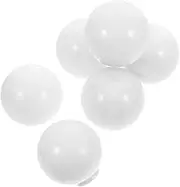 DECORNIJIA 6pcs Fog LED Bulb Diffuser Cover White Globe Lampshade Ball Shaped Light Distribution Accessories for Home and Commercial Lighting Applications