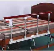 Bed Side Handrail Bed Guardrail Safety Foldable Bed Side Guard Rail for Elderly Adults Assist Handicap Railing Baffle Aluminum Alloy Hospital Bumper Bar Safety Assisting Rails