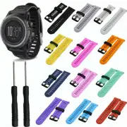 Sport Silicone Strap Replace Watch Band with Tool For Garmin Fenix3/HR GPS Watch