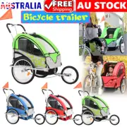 Foldable Kids Bike Trailer Child Bicycle Pram Stroller Children Jogger Cycling