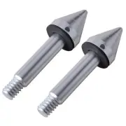 2x Silver Front or Rear Bumper Protector Spikes Guards Protectors For Smart Car (for: Smart)