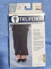 Truform Compression Knee High Socking White XL 15-20 mmHg NIB