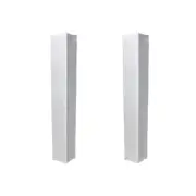 Pair of Pro X WHITE 9.84ft 3 meter Lycra Cover Scrim Sleeves
