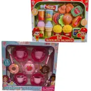 SET (2) Breakfast tea set15 pieces/ Gourmet Play 18 Piece Set New