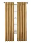 JCP HOME SUPREME PP BACK TAB CURTAIN PANEL SOFT GOLD 37.5" x 108" L NEW