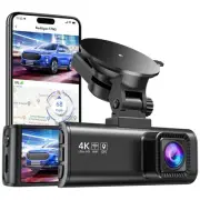 Dashcams 4K Car Camera Front UHD 2160P with Wi-Fi GPS 3.16" LCD Screen Dash C...