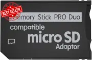 PSP Memory Stick Adapter, Micro SD to Memory Stick PRO Duo Cards for Sony Playst