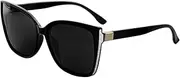 [FAYAJN] Oversized Sunglasses Women Large Frame Glasses Cat eye Glasses Driving Eyeglasses