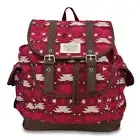 Sloane Ranger Aztec Slouch Backpack in Lush Burgundy Hues (NWT)