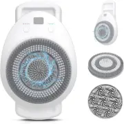 2025 Spin Back Scrubber for Shower, Smart Wall Mounted Electric Back Scrubber,Ne