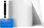 VViViD Clear Paint Protection Bulk Vinyl Wrap Film 12 Inch Including 3M Squeegee and Black Felt Applicator (Bulk ROLL - 12 Inch x 20ft)
