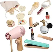 TOYANDONA 1 Set Makeup Set Makeup Kit for Makeup Kit Girl for Pretend Salon Kit for Wooden