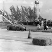 Cliff Allison Ferrari 246 Formula 1 Motor Racing 1959 Old Photo