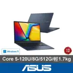 【ASUS 華碩】15.6吋CORE 5效能筆電(VIVOBOOK X1504VA/CORE 5-120U/8G/512G SSD/W11)