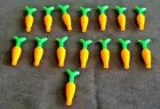 15 New Lego City Friends Farm Fruit Food Orange Carrots / Green Stems