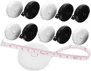 LIFKOME 10Pcs Soft Measuring Tape Automatic Retractable Measuring Tape for Body Sewing and Tailoring Practical Mini Tape Measure for Curved Surfaces and Easy Carrying