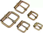 50Pcs 5 Sizes 1/2" 3/4" 1" 5/4" 5/8" Multi-Purpose Metal Roller Buckle Ring Asso