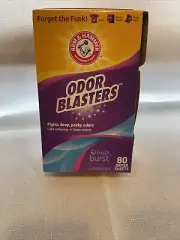 Arm & Hammer Odor Blasters Fresh Burst Fabric Softener Sheets New Unopened Box