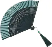 ERINGOGO Vintage Bamboo Folding Hand Fan Elegant Retro Chinese Style Handheld Fan for Dance Performance Cosplay Summer Travel and Cultural Events Lightweight and Design