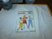 Burda pants shorts shirt size 4 to 10 4884