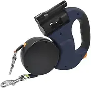 2-In-1 Retractable Double Head Dog Leashes, Double Leashes Extended, Du-al Pet 360° Swivel Lea-sh, Automatic Extendable, Dog Walking, 9.84x7.87x1.97 Inches, For Pets
