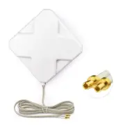 35dBi 4G LTE Booster Ampllifier MIMO Antenna TS9 Telstra Optus Antenna For ZTE