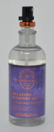 1 BATH & BODY WORKS AROMATHERAPY RELAXING SKY CHAMOMILE PATCHOULI OIL MIST SPRAY