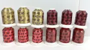 Robison-Anton Lot of 12 Spools Rayon Embroidery Machine Thread 1100 Yds