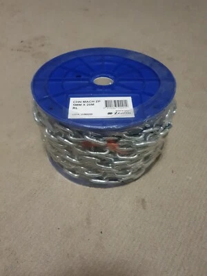 Zenith Machine Chain 5mm X 20 Metres Brand NewSealed JMH5200 Roller block tackle