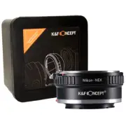 K&F Concept Nikon-NEX Adapter AI-S / AI / Non-AI Lens to Sony E / NEX (KF06.068)