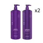 2x Natural Look Silver Screen Ice Blonde Shampoo & Conditioner 1L