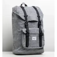 在飛比找momo購物網優惠-【Herschel】Little America 中型 灰黑