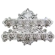 Cast Iron White Number Key Rack
