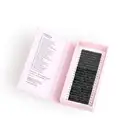 Perfect Silk Lashes, Mink Lashes D.10 Black 13 mm (22 rows)