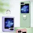 For Samsung Galaxy Z Flip5 Shockproof Folding Plain W Cover Case Phone Hard F4U4