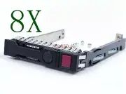 8X 2.5" 651687-001 651699-001 SFF SAS SATA HDD Tray Caddy for DL180 DL380 G8 G9
