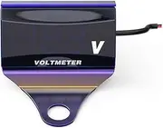 Cycle Dc 10-150V Digital Voltmeter Display Voltage Tester Battery M R Gauge with Bracket Multicolor Multicolor